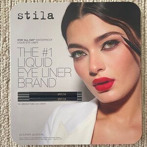 Stila Set of 2 Stay All Day Waterproof Liquid Eyeliner Intense Black NEW